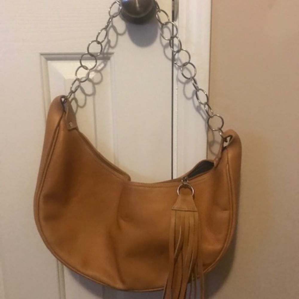 Lucien Piccard Light Brown Leather Bag